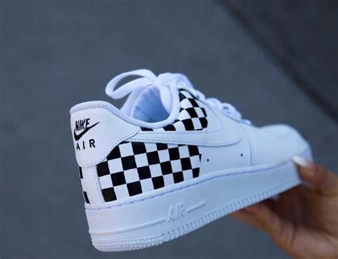 nike air force kariert|Nike Air Force 1 black and white.